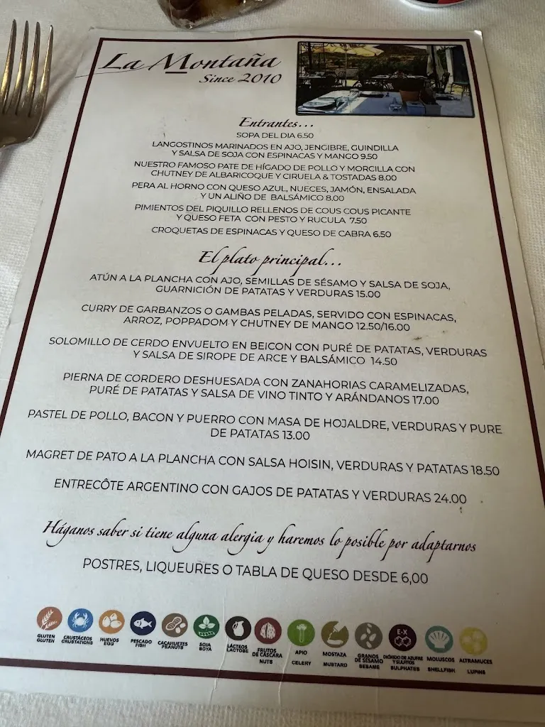 Menu_La Montaña_Bédar_image_1