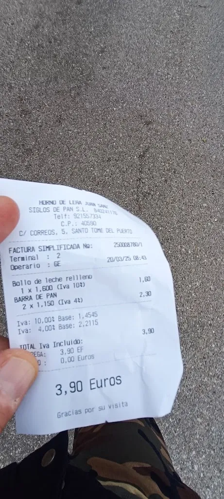 marcos sanjuan_Panadería Juan Sanz_Santo Tomé del Puerto_review