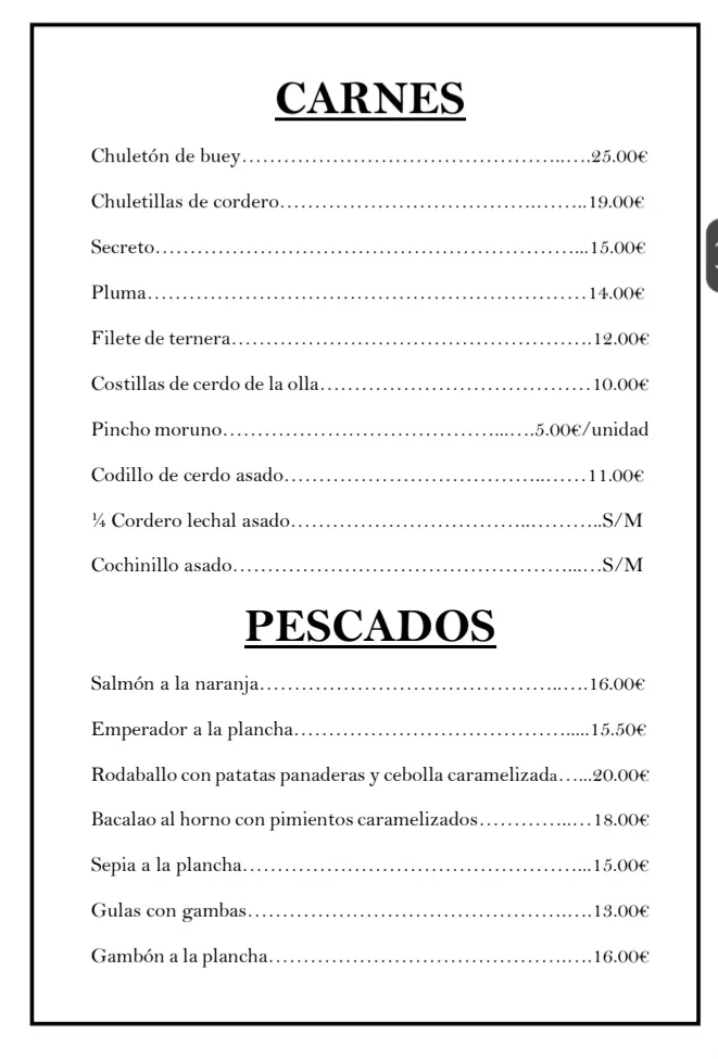 Menu_Restaurante Asador 