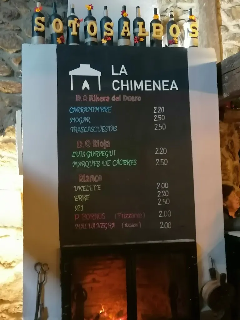 Menu_La Chimenea de Sotosalbos_Sotosalbos_immagine_4
