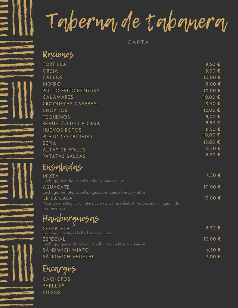 Menu_Taberna De Tabanera_Tabanera la Luenga_image_1