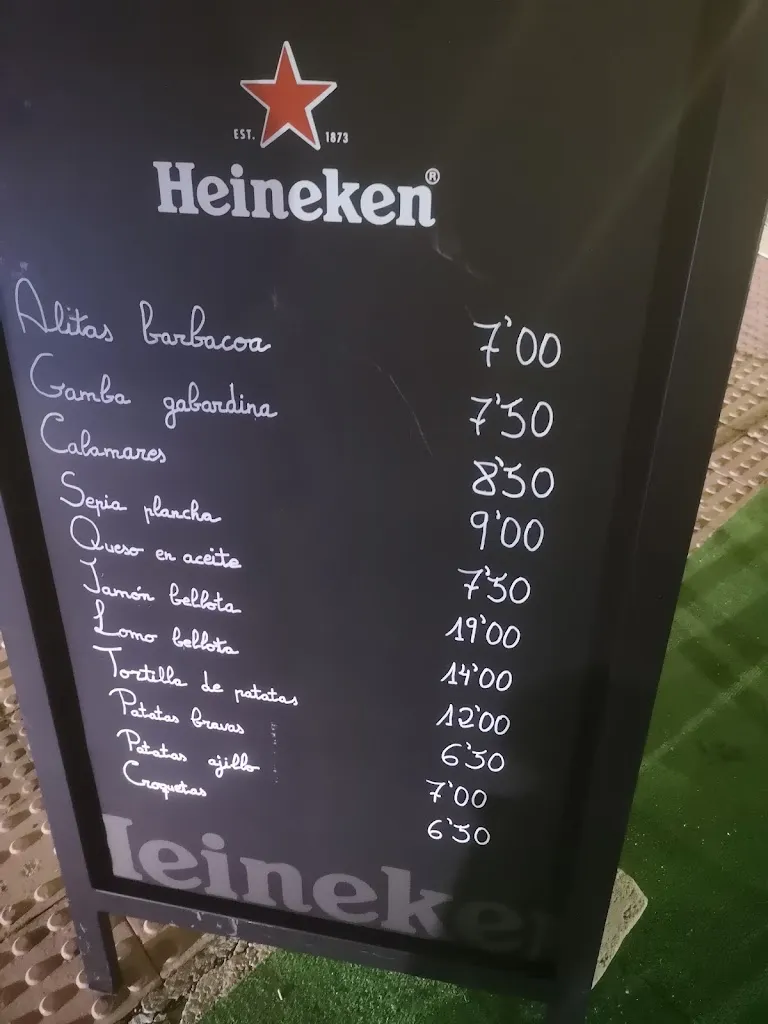 Menu_Bar restaurante El Escondite_Sotillo_image_3