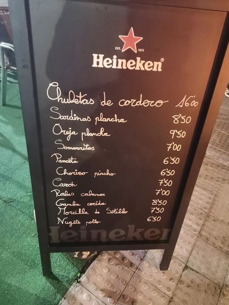 Menu_Bar restaurante El Escondite_Sotillo_image_4