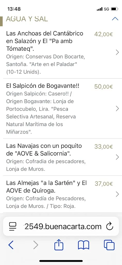 Menu_Restaurante Vinoteca Riba da Cheda_Carnota_immagine_4