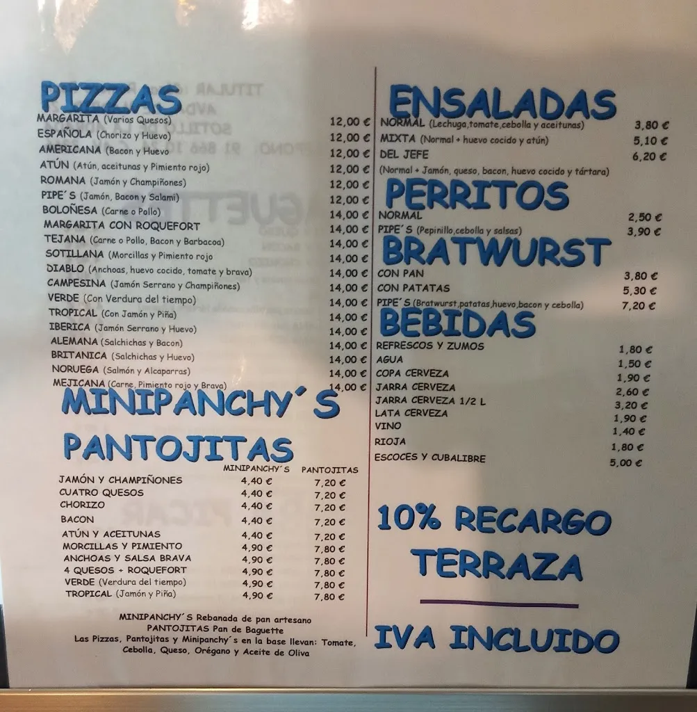 Menu_Burger Pipe's_Sotillo_image_4