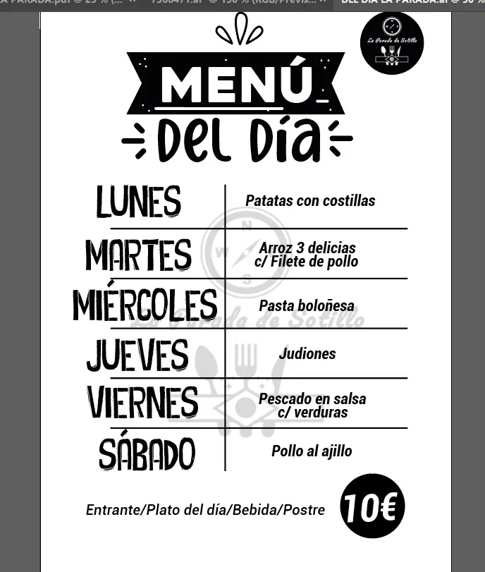 Menu_La Parada de sotillo_Sotillo_image_2