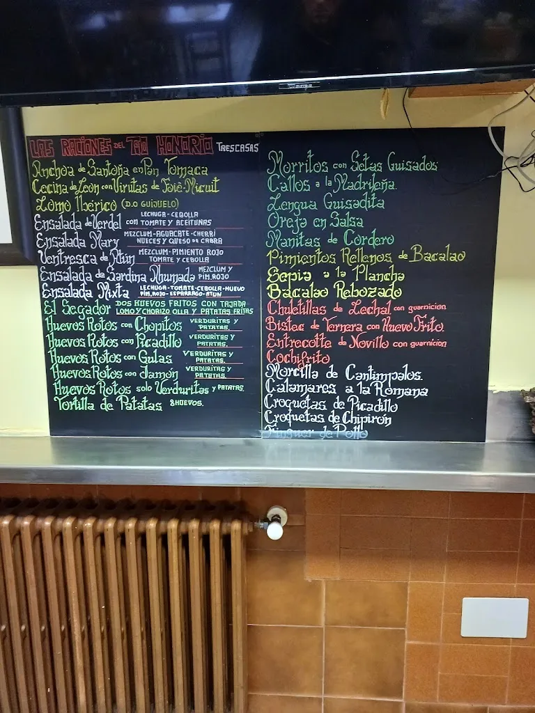 Menu_Bar El Tio Honorio_Trescasas_image_1
