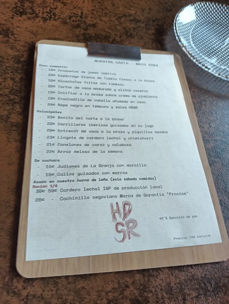 Menu_El Huerto de San Roque_Torrecaballeros_image_4