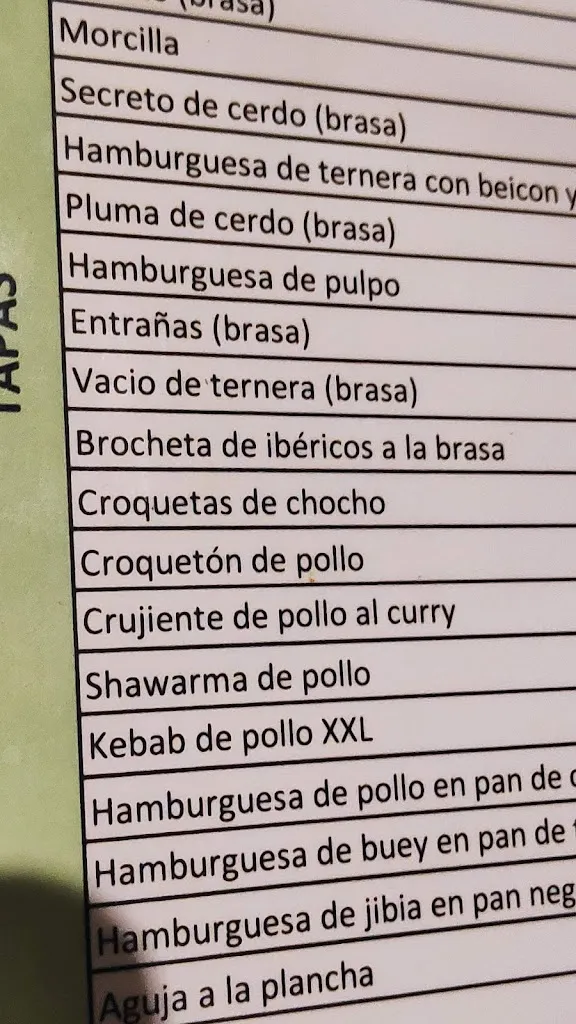 Menu_Taberna El Andaluz_Almería_image_3