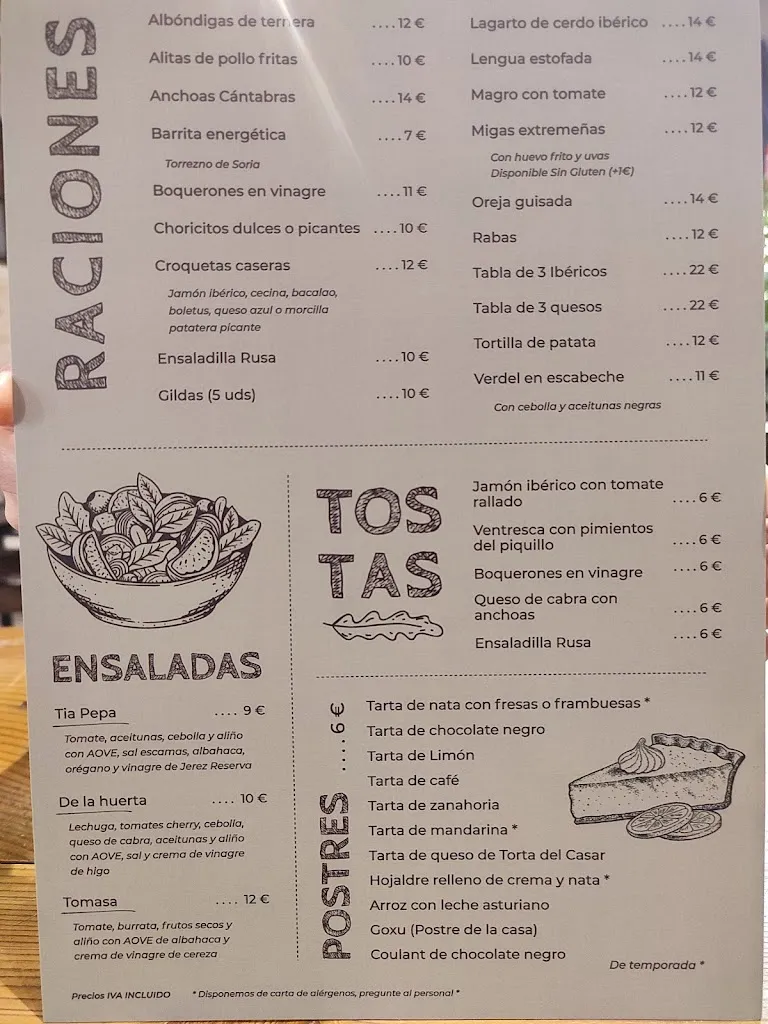 Menu_Taberna TOMASA Tienda_Valdeprados_image_1