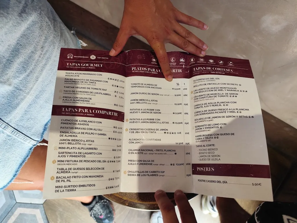 Menu_Taberna Nuestra Tierra_Almería_image_3