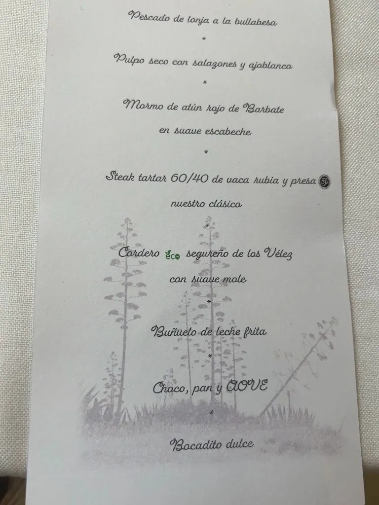 Menu_Tony Garcia Espacio Gastronómico_Almería_immagine_2