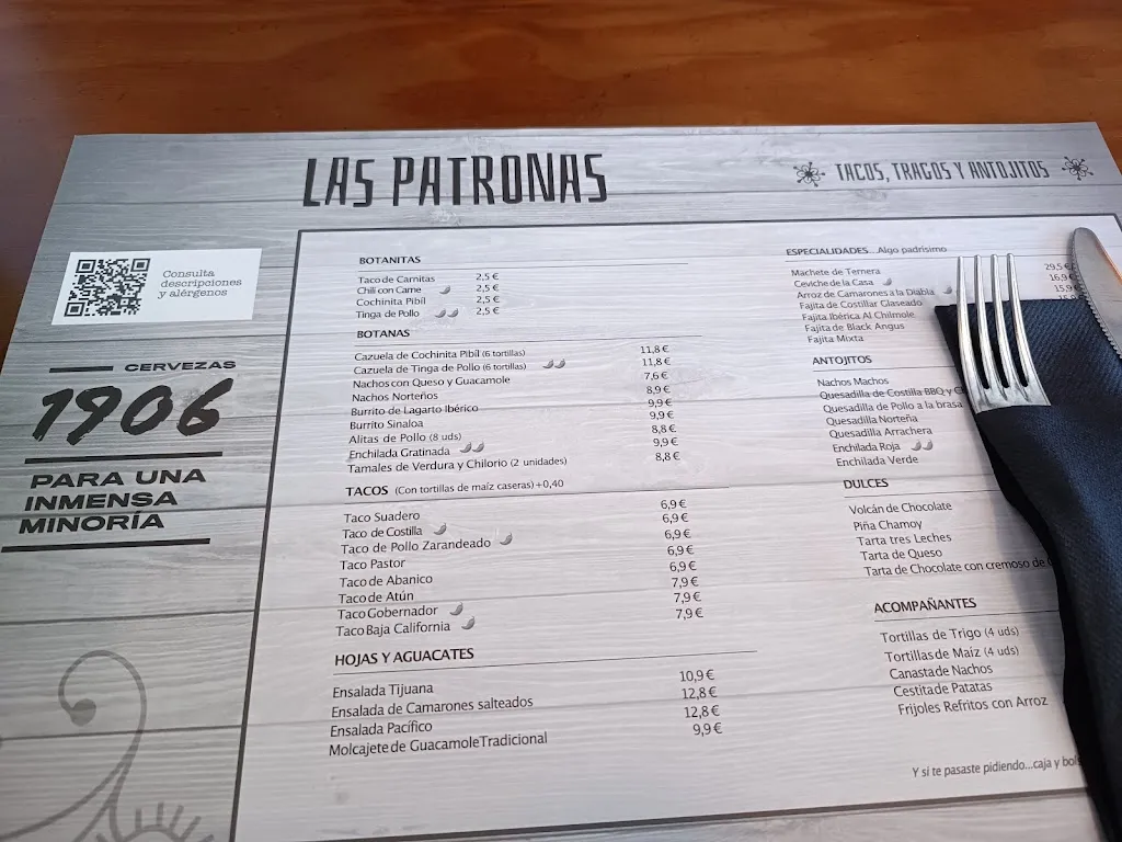 Menu_Restaurante Las Patronas Aguadulce_Aguadulce_image_3