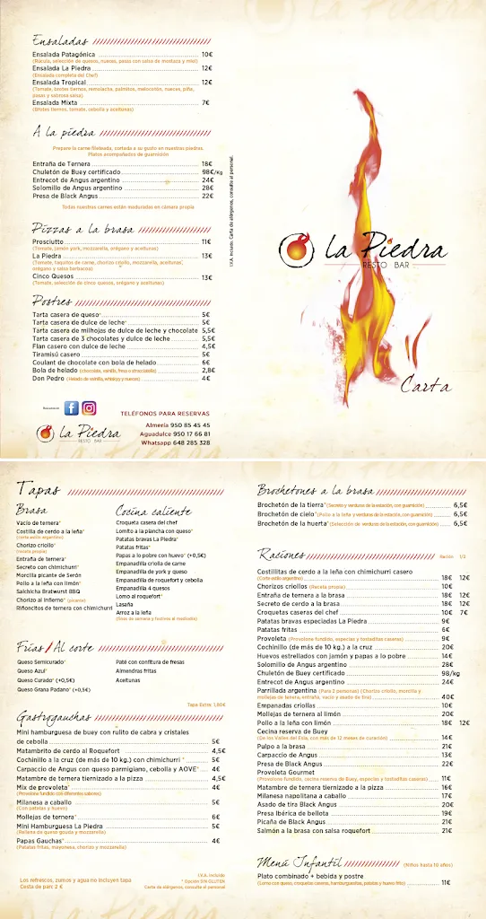 Menu_La Piedra Resto-Bar_Aguadulce_image_1