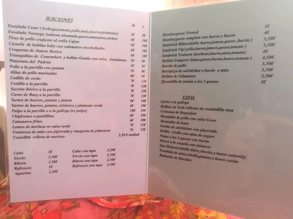 Menu_Restaurante La Trainera_Aguadulce_image_2