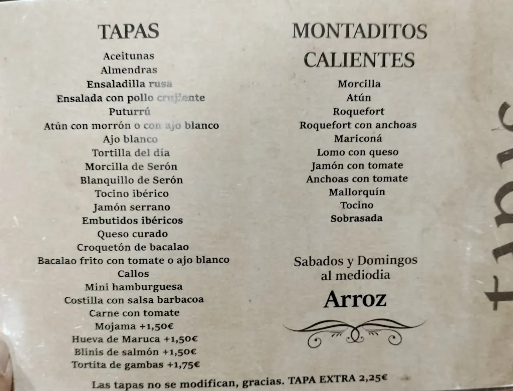 Menu_Nuestra Taberna_Aguadulce_image_2