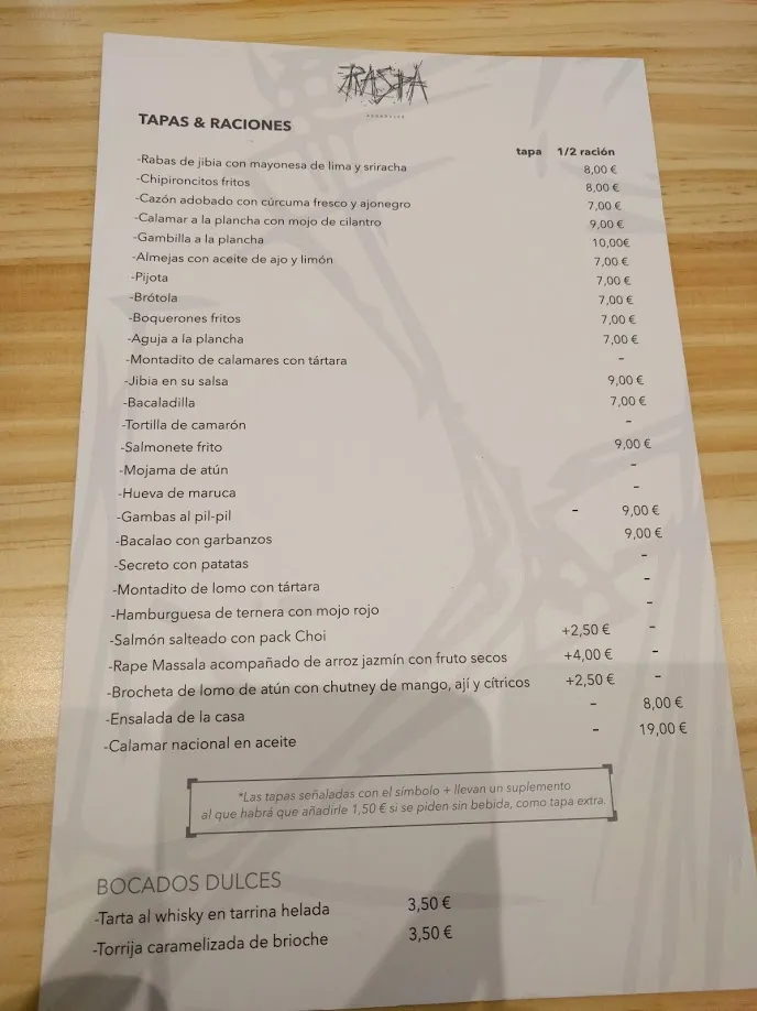 Menu_RASPA Oriental - Restaurante Japonés | Grupo Tracatá_Aguadulce_image_2