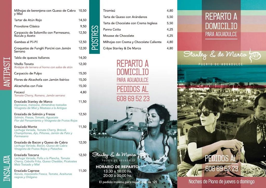 Menu_Restaurante Stanley & de Marco Aguadulce_Aguadulce_immagine_2