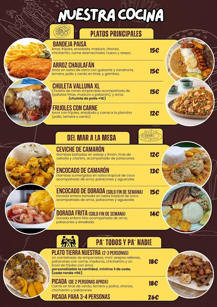 Menu_El Bochinche_Aguadulce_immagine_1