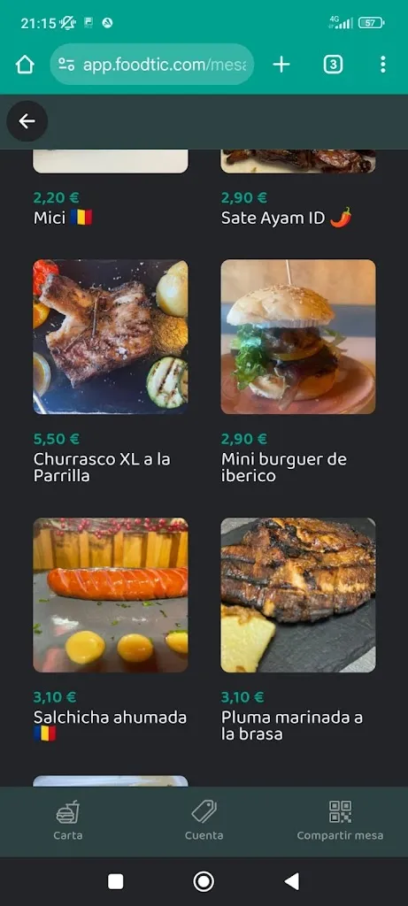 Menu_Bar Café Des Amis_Aguadulce_image_2