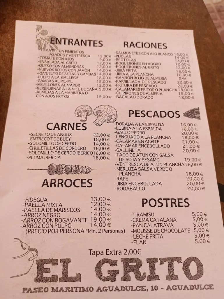 Menu_El Grito_Aguadulce_image_4