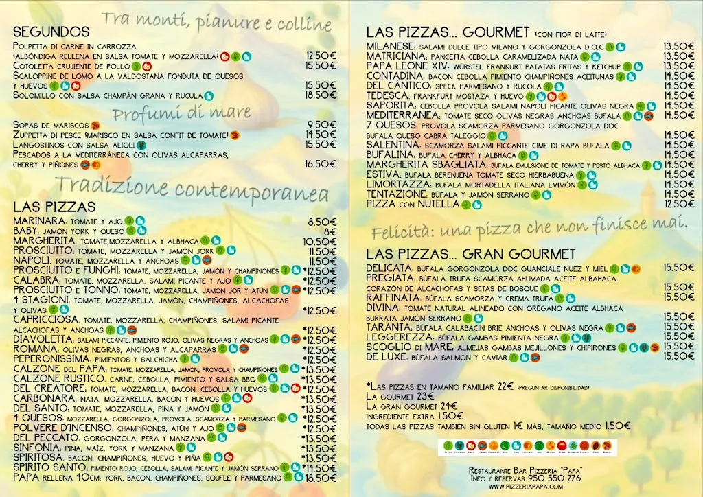 Menu_Restaurante Papa Pizzería_Aguadulce_image_1