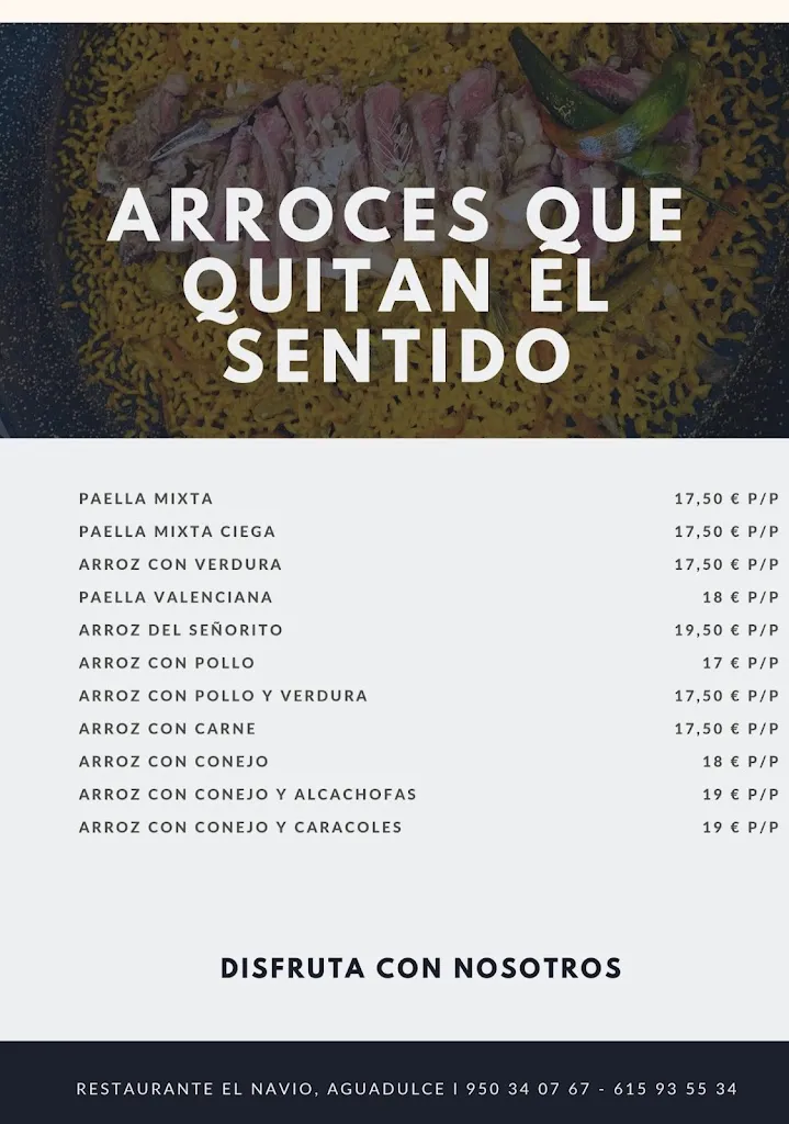 Menu_Restaurante El Navio_Aguadulce_image_2