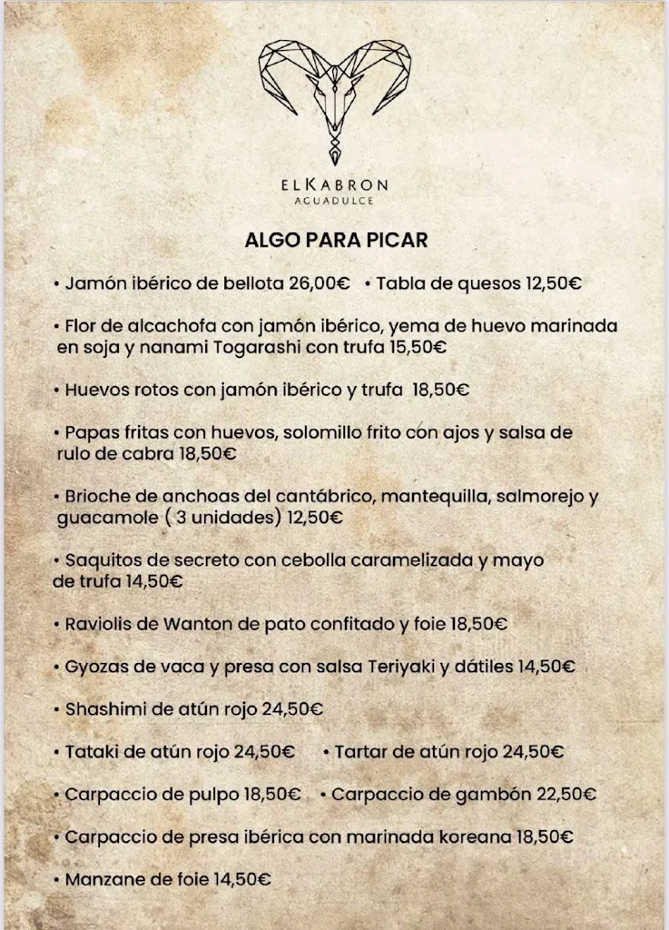 Menu_Restaurante El Kabron Aguadulce_Aguadulce_image_1