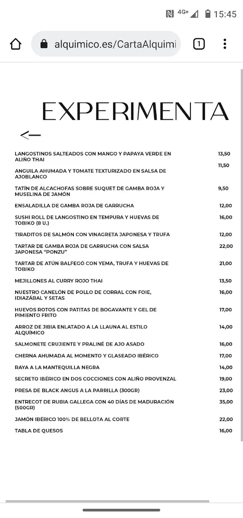 Menu_Restaurante Alquímico. By Olivencia_Almería_image_4