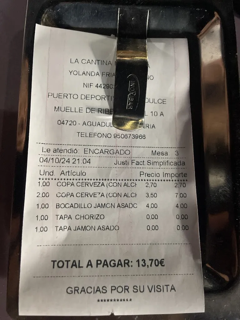 Captain's Sailing_Cantina Marinera_Aguadulce_review