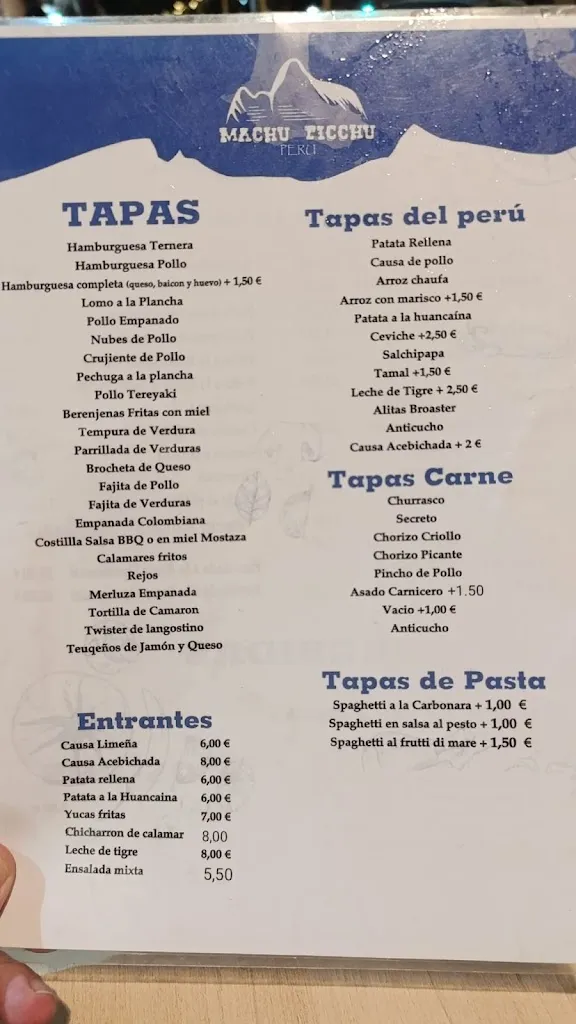 Menu_Restaurante Machu Picchu_Aguadulce_image_2