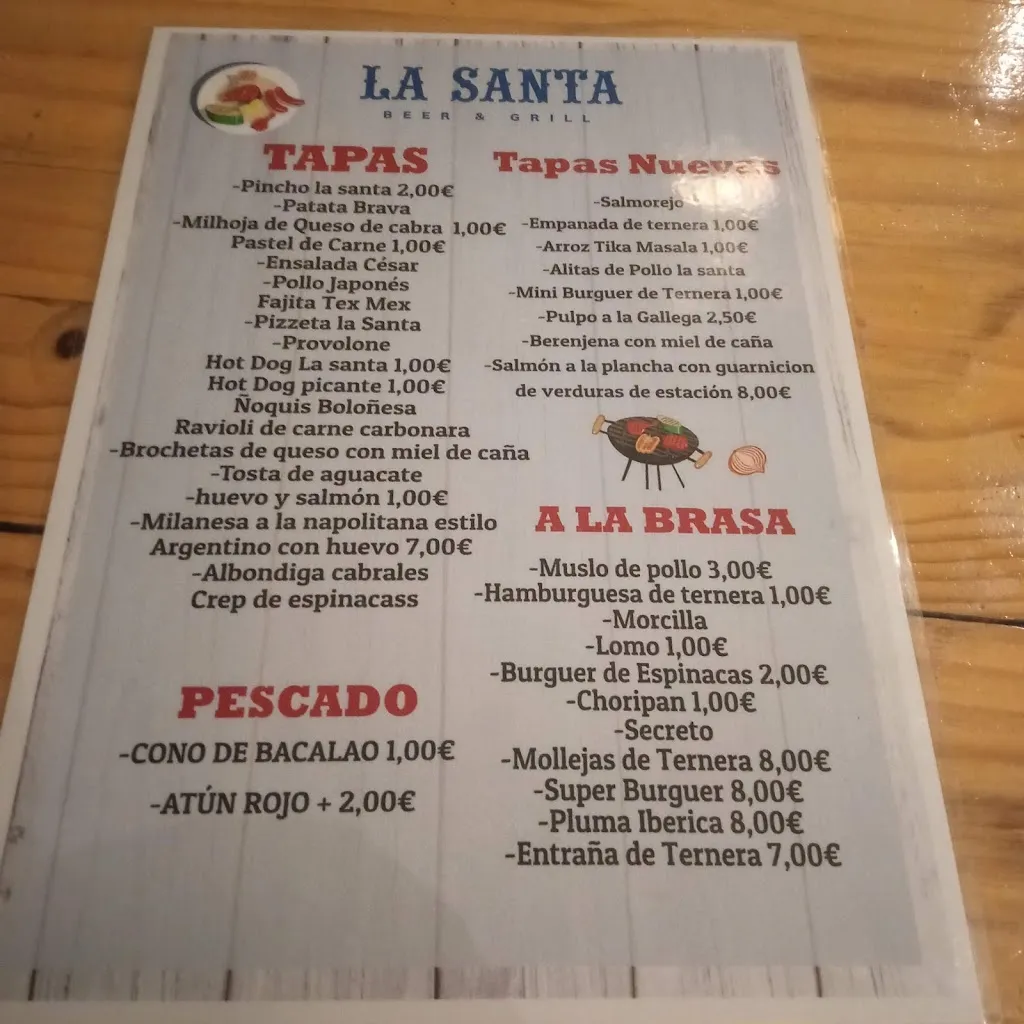Menu_la santa aguadulce_Aguadulce_image_2