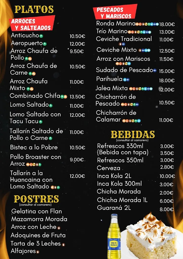 Menu_El Rinconcito Peruano_Aguadulce_image_1