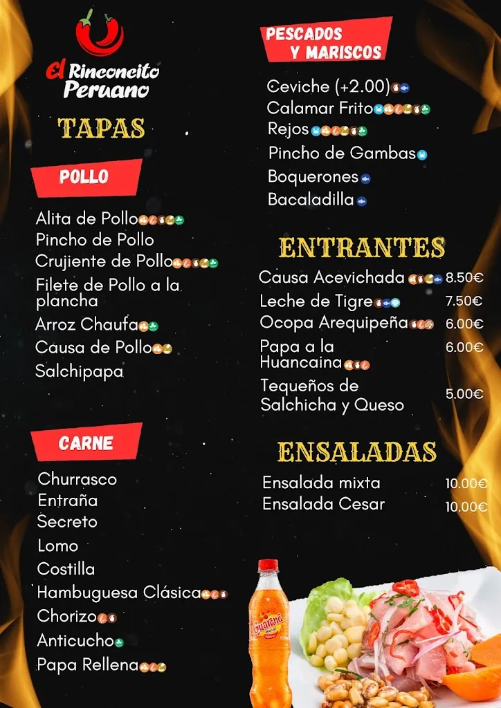 Menu_El Rinconcito Peruano_Aguadulce_image_2
