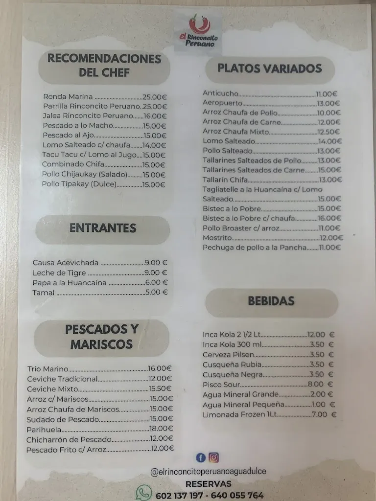 Menu_El Rinconcito Peruano_Aguadulce_image_3