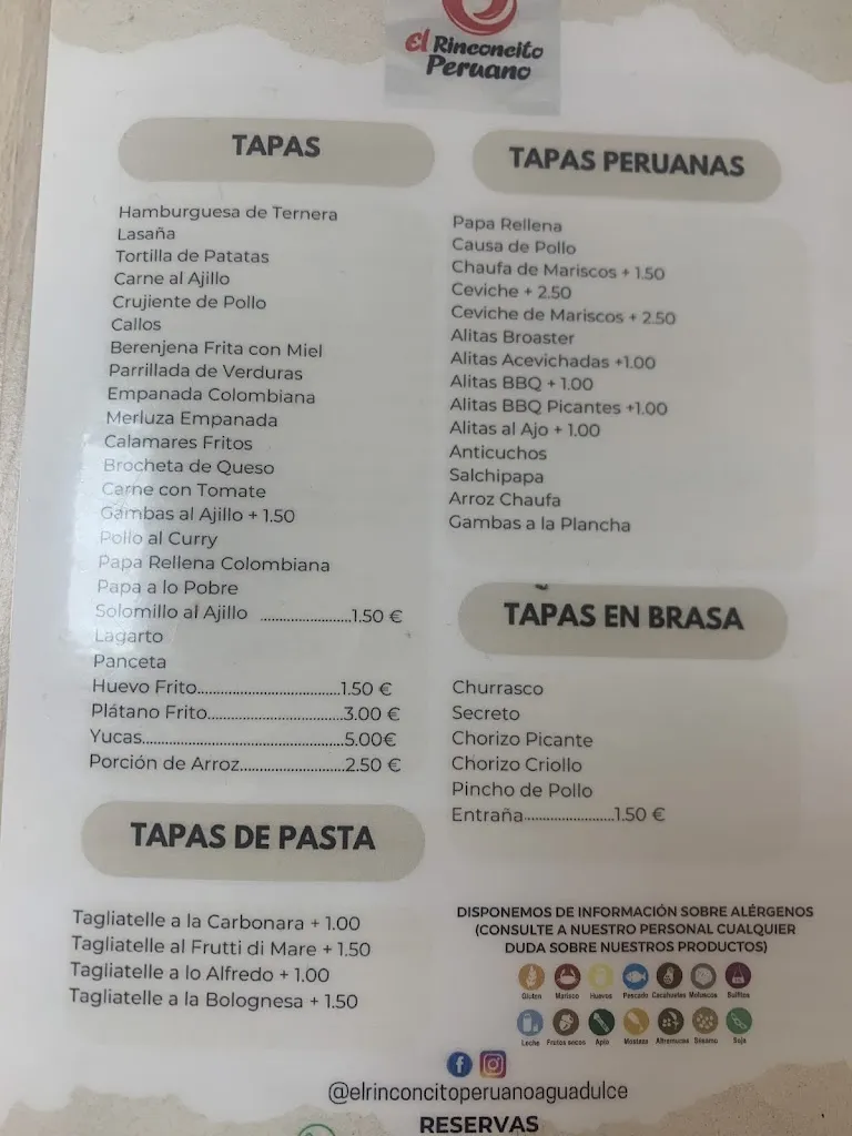 Menu_El Rinconcito Peruano_Aguadulce_image_4