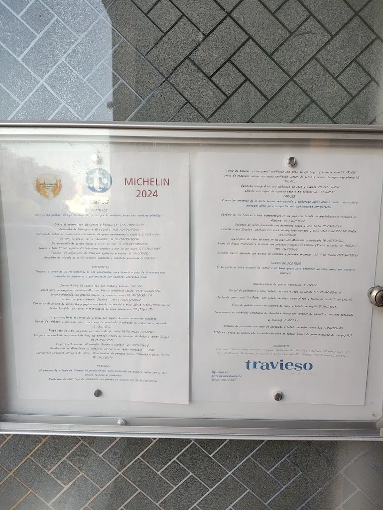 Menu_Travieso Restaurante Dani Muñoz_Almería_immagine_1