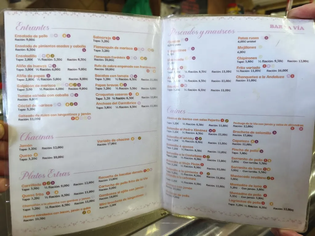 Menu_Bar La Vía_Alcalá de Guadaira_image_2