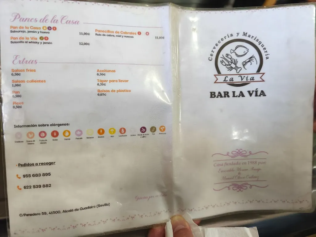 Menu_Bar La Vía_Alcalá de Guadaira_image_3