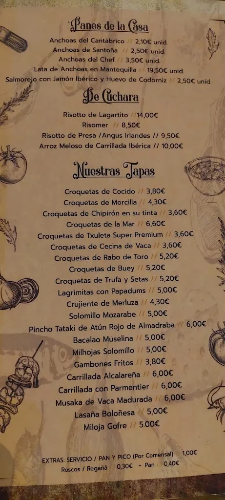 Menü_Restaurante Gianni Tapas_Alcalá de Guadaira_Bild_3