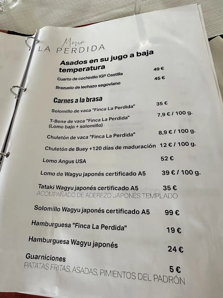 Menu_Asador La Perdida_Alcalá de Guadaira_image_4