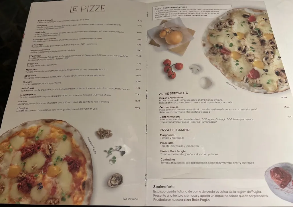 Menu_Restaurante italiano La Tagliatella | Almería_Almería_image_2