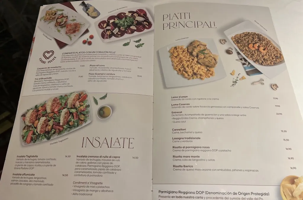 Menu_Restaurante italiano La Tagliatella | Almería_Almería_image_3