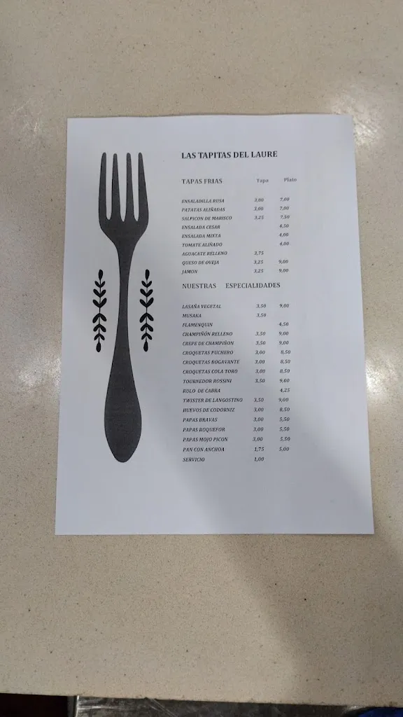 Menu_Restaurante El Lauré_Alcalá de Guadaira_image_1