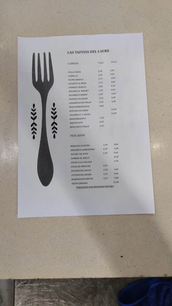 Menu_Restaurante El Lauré_Alcalá de Guadaira_image_2