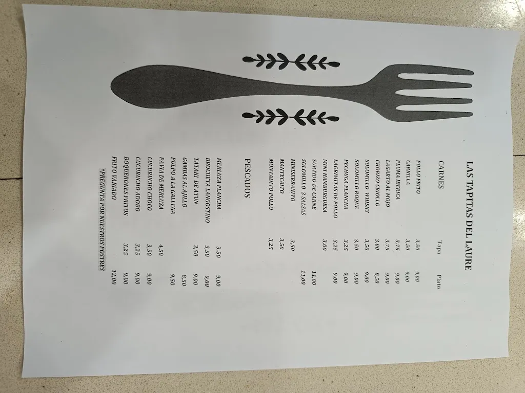 Menu_Restaurante El Lauré_Alcalá de Guadaira_image_3