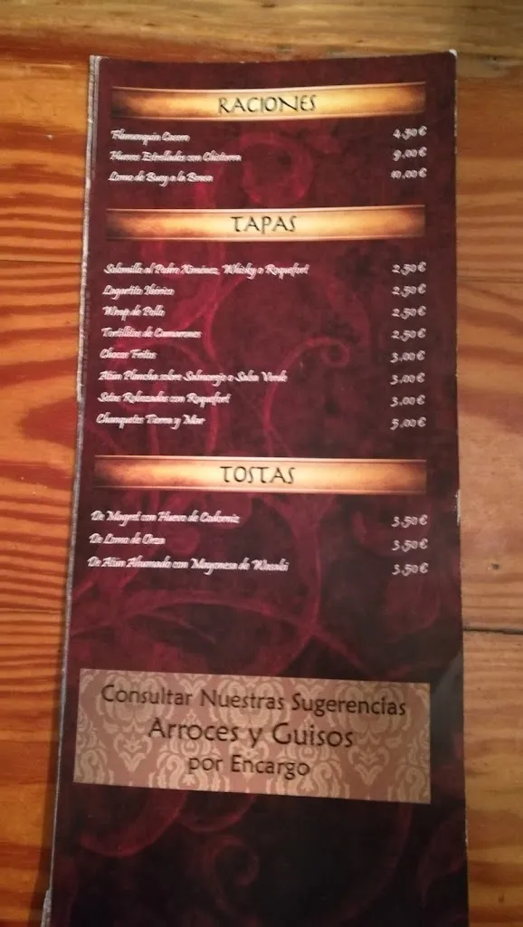 Menu_Taberna La Picassiana_Alcalá de Guadaira_image_4