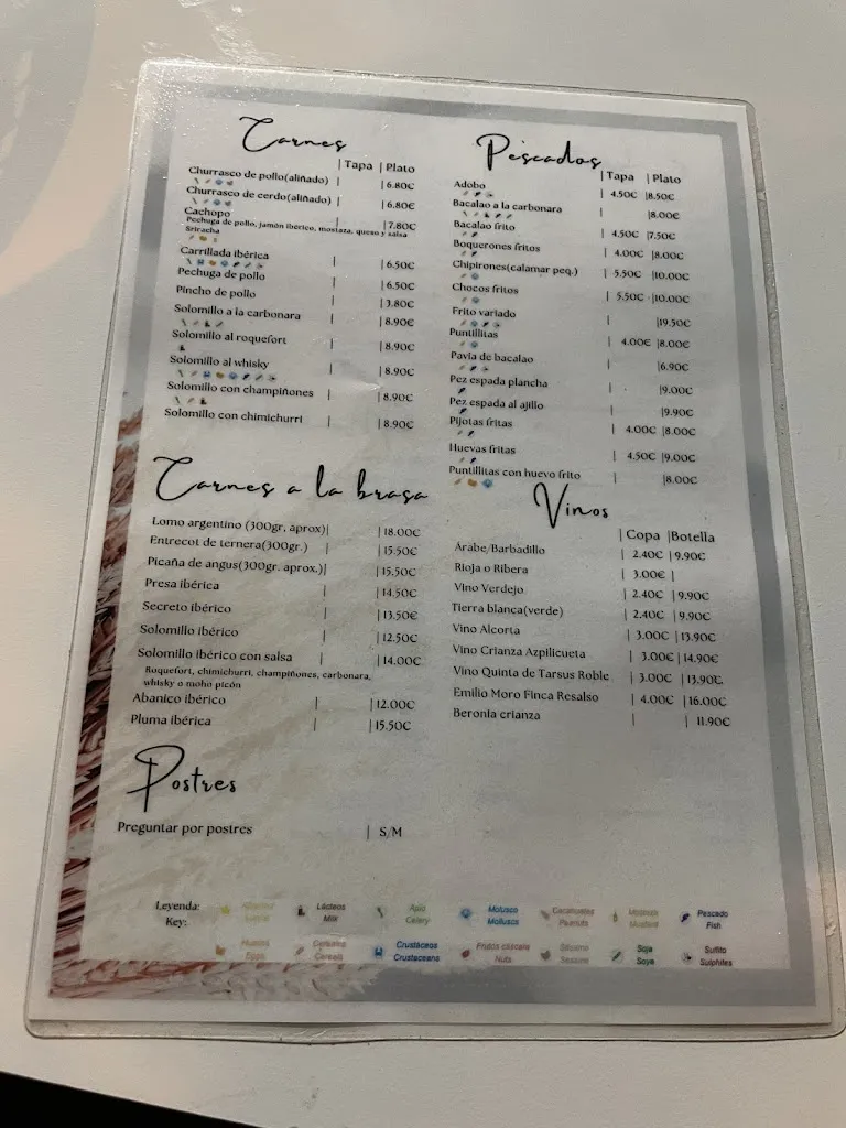 Menu_Abacería Marisquería Santa Marta_Alcalá de Guadaira_image_2