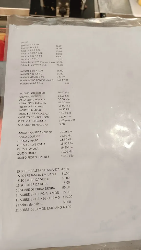 Menu_Abacería Marisquería Santa Marta_Alcalá de Guadaira_image_3