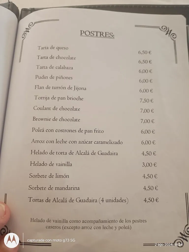 Menu_Venta El Carrito_Alcalá de Guadaira_image_4